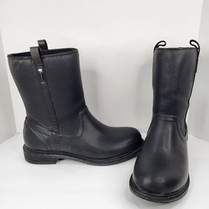 Bogs Boots Size 10 Womens Mason Black Rain Waterproof Pull On Cowboy Style 52348